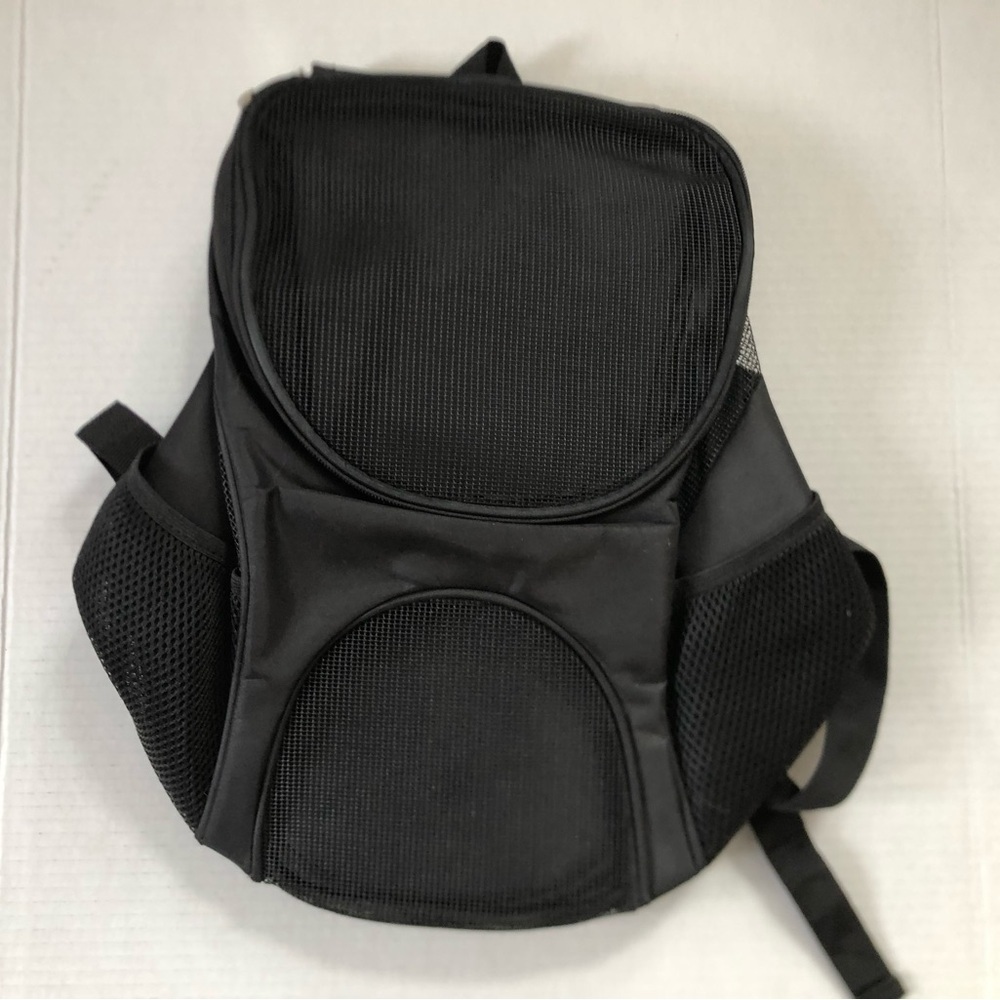 Black Mesh Backpack for Pets - Picture 7 of 11